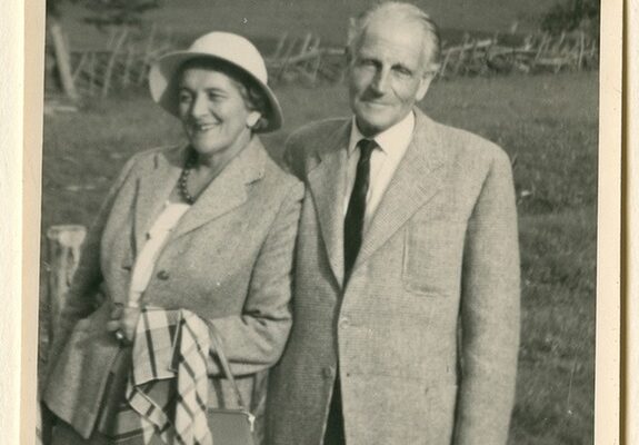 Zwack Béla feleségével, Dodó nénivel